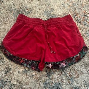 Reversible lululemon running shorts